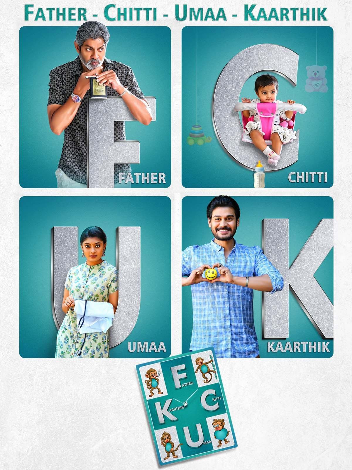 Free FCUK – (Father Chitti Umaa Kaarthik) (2021) (Hindi + Telugu) Dual Audio UnCut South Movie HD ESub