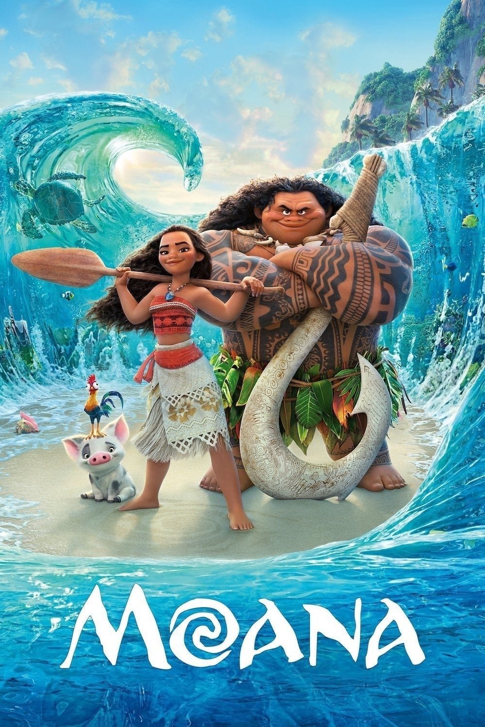 Free Moana (2016) (Hindi + English) Dual Audio Animated Movie BluRay HD ESub